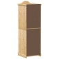 vidaXL Kleiderschrank Corona 55x52x170 cm Massivholz Kiefer vidaXL Kleiderschrank Corona 55x52x170 cm Massivholz Kiefer