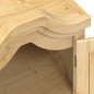 vidaXL Kleiderschrank Corona 55x52x170 cm Massivholz Kiefer vidaXL Kleiderschrank Corona 55x52x170 cm Massivholz Kiefer