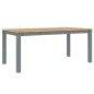 vidaXL Esstisch Panama Grau 180x90x75 cm Massivholz Kiefer vidaXL Esstisch Panama Grau 180x90x75 cm Massivholz Kiefer