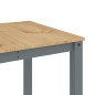 vidaXL Esstisch Panama Grau 180x90x75 cm Massivholz Kiefer vidaXL Esstisch Panama Grau 180x90x75 cm Massivholz Kiefer