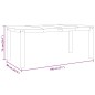 vidaXL Esstisch Panama Grau 180x90x75 cm Massivholz Kiefer vidaXL Esstisch Panama Grau 180x90x75 cm Massivholz Kiefer