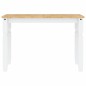vidaXL Esstisch Corona Weiß 112x60x75 cm Massivholz Kiefer vidaXL Esstisch Corona Weiß 112x60x75 cm Massivholz Kiefer