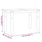vidaXL Esstisch Corona Weiß 112x60x75 cm Massivholz Kiefer vidaXL Esstisch Corona Weiß 112x60x75 cm Massivholz Kiefer