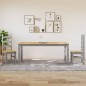 vidaXL Esstisch Corona Grau 180x90x75 cm Massivholz Kiefer vidaXL Esstisch Corona Grau 180x90x75 cm Massivholz Kiefer