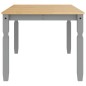 vidaXL Esstisch Corona Grau 180x90x75 cm Massivholz Kiefer vidaXL Esstisch Corona Grau 180x90x75 cm Massivholz Kiefer