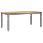 vidaXL Esstisch Corona Grau 180x90x75 cm Massivholz Kiefer vidaXL Esstisch Corona Grau 180x90x75 cm Massivholz Kiefer