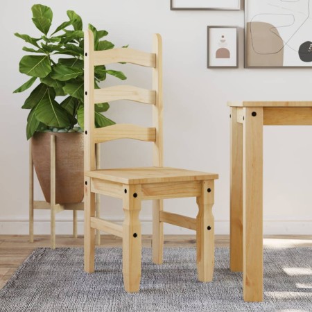 vidaXL Essstühle 2 Stk. Corona 42x47x107 cm Massivholz Kiefer