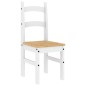 vidaXL Essstühle 2 Stk. Weiß 40x46x99 cm Massivholz Kiefer vidaXL Essstühle 2 Stk. Weiß 40x46x99 cm Massivholz Kiefer