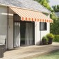 vidaXL Markisenvolant Gelb und Orange Gestreift 3 m vidaXL Markisenvolant Gelb und Orange Gestreift 3 m