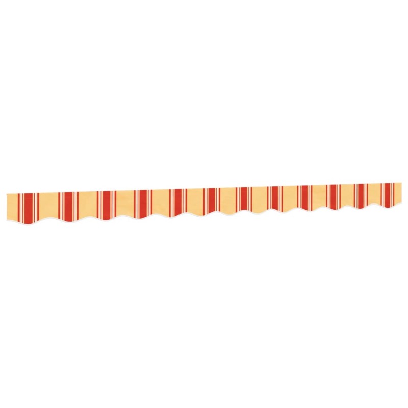 vidaXL Markisenvolant Gelb und Orange Gestreift 3 m vidaXL Markisenvolant Gelb und Orange Gestreift 3 m