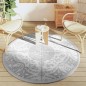 vidaXL Outdoor-Teppich Hellgrau Ø160 cm PP vidaXL Outdoor-Teppich Hellgrau Ø160 cm PP