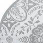 vidaXL Outdoor-Teppich Hellgrau Ø160 cm PP vidaXL Outdoor-Teppich Hellgrau Ø160 cm PP