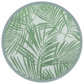 vidaXL Outdoor-Teppich Grün Ø200 cm PP