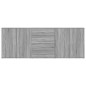 vidaXL Sideboards 3 Stk. Grau Sonoma Holzwerkstoff vidaXL Sideboards 3 Stk. Grau Sonoma Holzwerkstoff