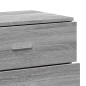 vidaXL Sideboards 3 Stk. Grau Sonoma Holzwerkstoff vidaXL Sideboards 3 Stk. Grau Sonoma Holzwerkstoff