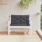 vidaXL Gartenbank-Auflagen 2 Stk. Melange Anthrazit 100x50x7 cm Stoff vidaXL Gartenbank-Auflagen 2 Stk. Melange Anthrazit 100x50x7 cm Stoff