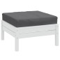 vidaXL Palettenkissen Melange Anthrazit 60x60x10 cm Stoff vidaXL Palettenkissen Melange Anthrazit 60x60x10 cm Stoff