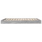 vidaXL Bettgestell Grau Sonoma 150x200 cm Holzwerkstoff vidaXL Bettgestell Grau Sonoma 150x200 cm Holzwerkstoff