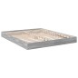 vidaXL Bettgestell Grau Sonoma 150x200 cm Holzwerkstoff vidaXL Bettgestell Grau Sonoma 150x200 cm Holzwerkstoff