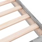vidaXL Bettgestell Grau Sonoma 150x200 cm Holzwerkstoff vidaXL Bettgestell Grau Sonoma 150x200 cm Holzwerkstoff