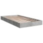 vidaXL Bettgestell Betongrau 100x200 cm Holzwerkstoff vidaXL Bettgestell Betongrau 100x200 cm Holzwerkstoff
