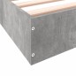 vidaXL Bettgestell Betongrau 100x200 cm Holzwerkstoff vidaXL Bettgestell Betongrau 100x200 cm Holzwerkstoff