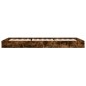 vidaXL Bettgestell Räuchereiche 90x200 cm Holzwerkstoff vidaXL Bettgestell Räuchereiche 90x200 cm Holzwerkstoff