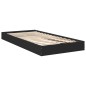 vidaXL Bettgestell Schwarz 75x190 cm Holzwerkstoff vidaXL Bettgestell Schwarz 75x190 cm Holzwerkstoff