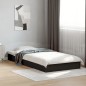 vidaXL Bettgestell Schwarz 75x190 cm Holzwerkstoff vidaXL Bettgestell Schwarz 75x190 cm Holzwerkstoff