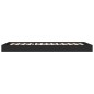 vidaXL Bettgestell Schwarz 75x190 cm Holzwerkstoff vidaXL Bettgestell Schwarz 75x190 cm Holzwerkstoff