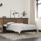 vidaXL Bettgestell Schwarz 75x190 cm Holzwerkstoff und Metall vidaXL Bettgestell Schwarz 75x190 cm Holzwerkstoff und Metall