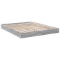 vidaXL Bettgestell Grau Sonoma 160x200 cm Holzwerkstoff vidaXL Bettgestell Grau Sonoma 160x200 cm Holzwerkstoff