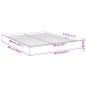 vidaXL Bettgestell Grau Sonoma 160x200 cm Holzwerkstoff vidaXL Bettgestell Grau Sonoma 160x200 cm Holzwerkstoff