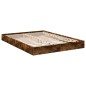 vidaXL Bettgestell Räuchereiche 135x190 cm Holzwerkstoff vidaXL Bettgestell Räuchereiche 135x190 cm Holzwerkstoff