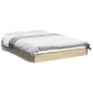 vidaXL Bettgestell Sonoma-Eiche 135x190 cm Holzwerkstoff vidaXL Bettgestell Sonoma-Eiche 135x190 cm Holzwerkstoff