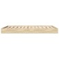 vidaXL Bettgestell Sonoma-Eiche 135x190 cm Holzwerkstoff vidaXL Bettgestell Sonoma-Eiche 135x190 cm Holzwerkstoff