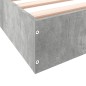 vidaXL Bettgestell Betongrau 120x190 cm Holzwerkstoff vidaXL Bettgestell Betongrau 120x190 cm Holzwerkstoff