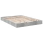 vidaXL Bettgestell Betongrau 140x190 cm Holzwerkstoff vidaXL Bettgestell Betongrau 140x190 cm Holzwerkstoff