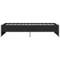 vidaXL Bettgestell Schwarz 90x200 cm Holzwerkstoff und Metall vidaXL Bettgestell Schwarz 90x200 cm Holzwerkstoff und Metall