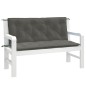 vidaXL Gartenbank-Auflagen 2 Stk. Melange Dunkelgrau 120x50x7 cm Stoff vidaXL Gartenbank-Auflagen 2 Stk. Melange Dunkelgrau 120x50x7 cm Stoff