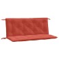 vidaXL Gartenbank-Auflagen 2 Stk. Melange Rot 120x50x7 cm Stoff vidaXL Gartenbank-Auflagen 2 Stk. Melange Rot 120x50x7 cm Stoff