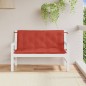 vidaXL Gartenbank-Auflagen 2 Stk. Melange Rot 120x50x7 cm Stoff vidaXL Gartenbank-Auflagen 2 Stk. Melange Rot 120x50x7 cm Stoff