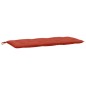vidaXL Gartenbank-Auflagen 2 Stk. Melange Rot 120x50x7 cm Stoff vidaXL Gartenbank-Auflagen 2 Stk. Melange Rot 120x50x7 cm Stoff