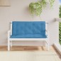 vidaXL Gartenbank-Auflagen 2 Stk. Melange Blau 120x50x7 cm Stoff vidaXL Gartenbank-Auflagen 2 Stk. Melange Blau 120x50x7 cm Stoff