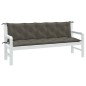 vidaXL Gartenbank-Auflagen 2 Stk. Melange Dunkelgrau 180x50x7 cm Stoff vidaXL Gartenbank-Auflagen 2 Stk. Melange Dunkelgrau 180x50x7 cm Stoff
