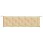 vidaXL Gartenbank-Auflagen 2 Stk. Melange Beige 180x50x7 cm Stoff vidaXL Gartenbank-Auflagen 2 Stk. Melange Beige 180x50x7 cm Stoff