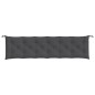 vidaXL Gartenbank-Auflagen 2 Stk. Melange Anthrazit 200x50x7 cm Stoff vidaXL Gartenbank-Auflagen 2 Stk. Melange Anthrazit 200x50x7 cm Stoff