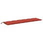 vidaXL Gartenbank-Auflagen 2 Stk. Melange Rot 200x50x7 cm Stoff vidaXL Gartenbank-Auflagen 2 Stk. Melange Rot 200x50x7 cm Stoff