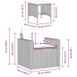 vidaXL 4-tlg. Garten-Sofagarnitur mit Kissen Beige Poly Rattan vidaXL 4-tlg. Garten-Sofagarnitur mit Kissen Beige Poly Rattan
