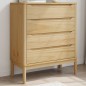 vidaXL Kommode FLORO Wachsbraun Massivholz Kiefer vidaXL Kommode FLORO Wachsbraun Massivholz Kiefer